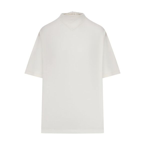 Lemaire Women T-Shirt With Jersey Scarf